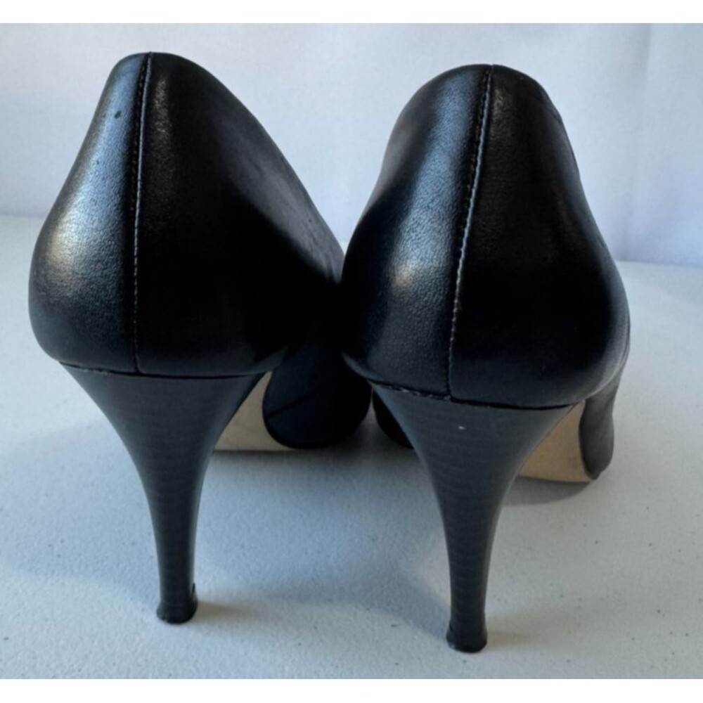 ALDO Women’s Black Leather Pointed Toe Stiletto Pumps Heels - Picture 16 of 16